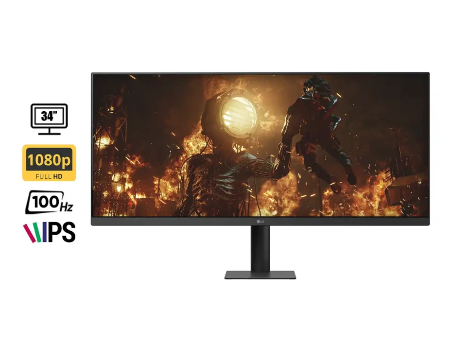 Monitor Lg 34 Pulgadas 34u511a (34u511a-b) Ips, 1 Hdmi, 1 Displayport En Color Negro