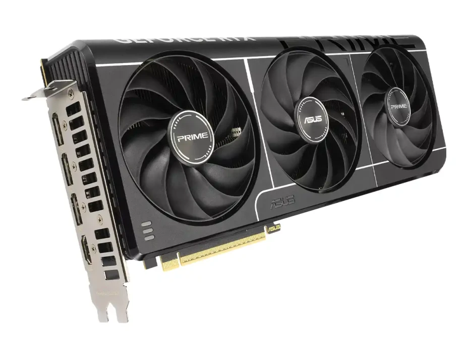 Tarjeta De Video Asus Geforce Rtx 5080 Prime 16gb Oc Gddr7 (90prime-rtx5080-o16g) 3 Ventiladores