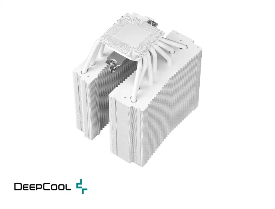 Cooler Para Procesador Deepcool Assassin Vc Elite Wh (r-asn4-whnvnn-gjd) 2 Ventiladores, Blanco