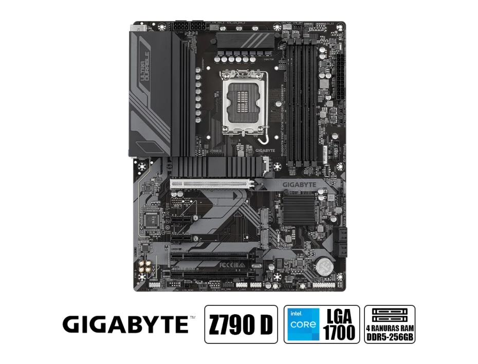 Placa Madre Gigabyte Z790 D (gbvz790-d Pro) Socket Lga 1700, Ram Ddr5, 14va, 13va, 12va Gen