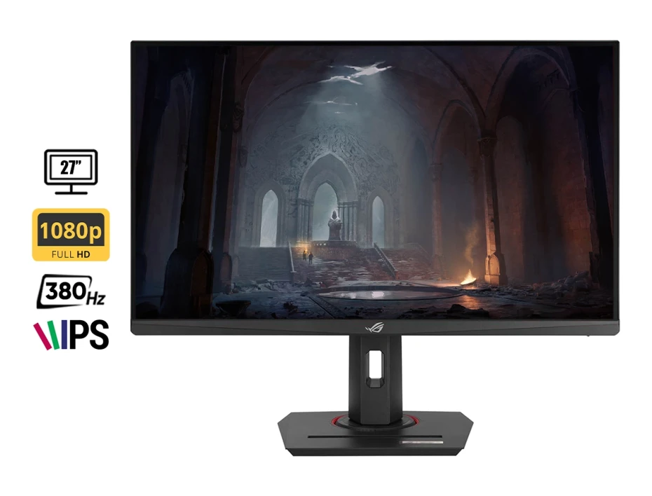 Monitor Asus 27 Pulgadas Rog Strix Xg279cns (90xg279cns) Gaming Ips, 380hz, Fhd, 0.3ms, G-sync, 1 Hdmi, 1 Dp, 1 Usb C