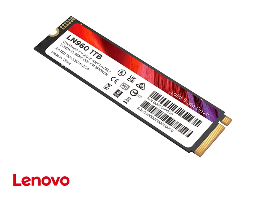 Unidad De Almacenamineto Ssd M.2 Pcie Lenovo 1tb Nvme Ln960, 2280 (5sd1n53082)
