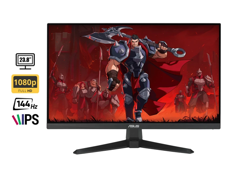 Monitor Asus 23.8 Pulgadas Vg249qe5a (90vg249qe5a) Gaming 144hz, Fhd, 1ms, 1 Hdmi, 1 Dp, Altavoces