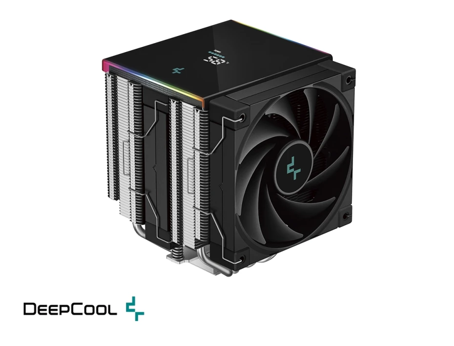 Cooler Para Procesador Deepcool Ak620 Digital Se (r-ak620-bkadmn-gjd) 2 Ventiladores, 120mm, Negro