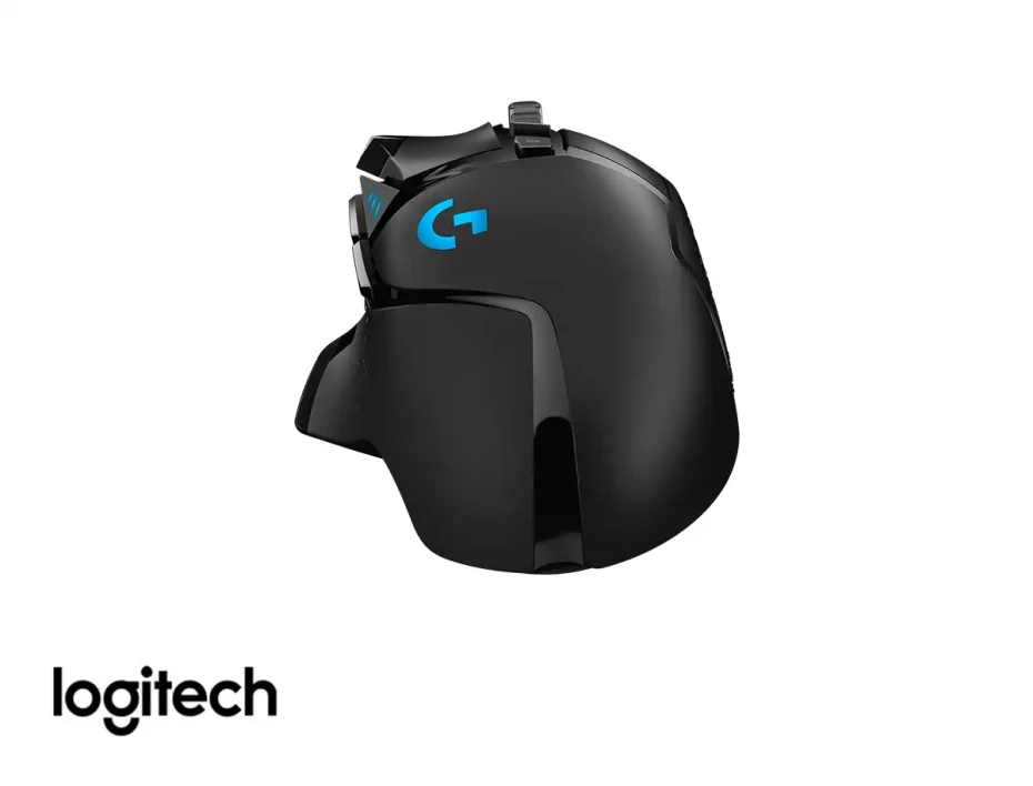Mouse Logitech G502 Hero Gaming (910-005550) Hasta 25.600 Dpi, 11 Botones Programables, Rgb, Negro