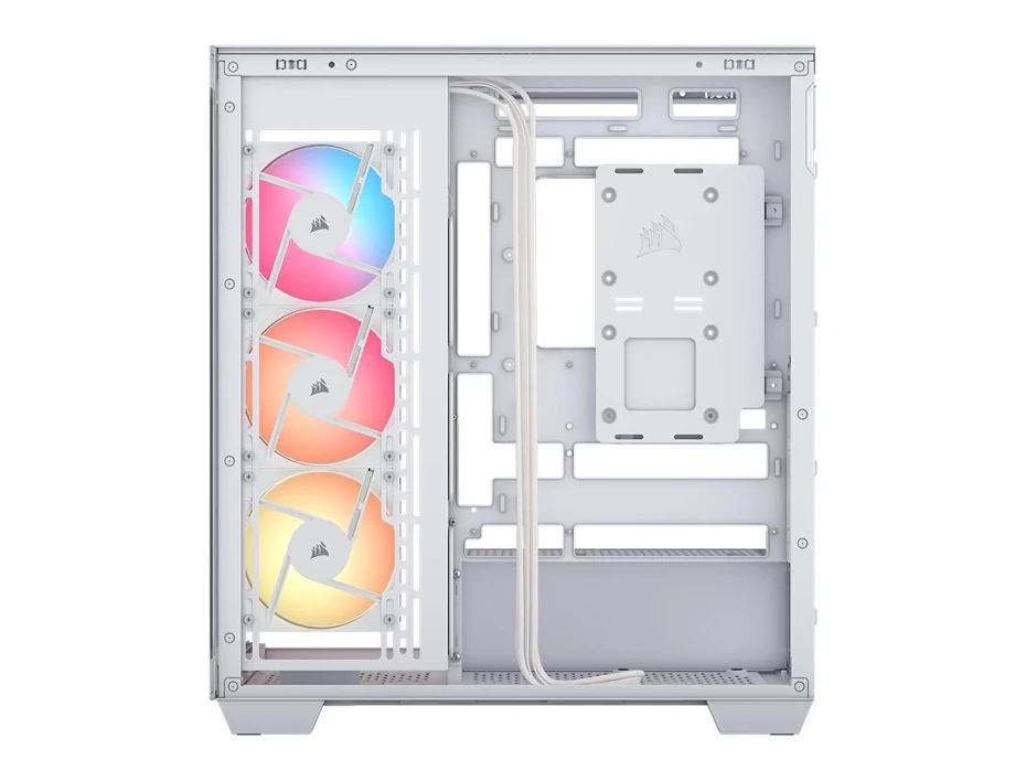Case Corsair 3500x Rsr Argb S/fuente (cc-9011323-ww) Blanco, Mid Tower, Paneles De Vidrio Templado, 3 Cooler Arg