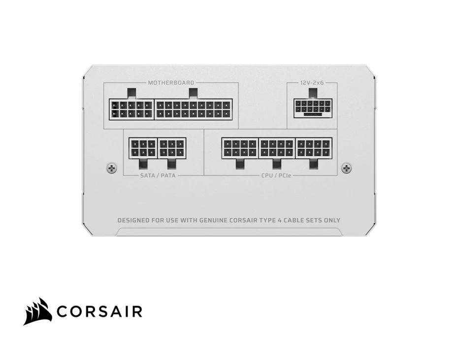 Fuente Corsair 850w Rm850e (cp-9020293-na) Atx, 80 Plus Gold, Full Modular, Blanco