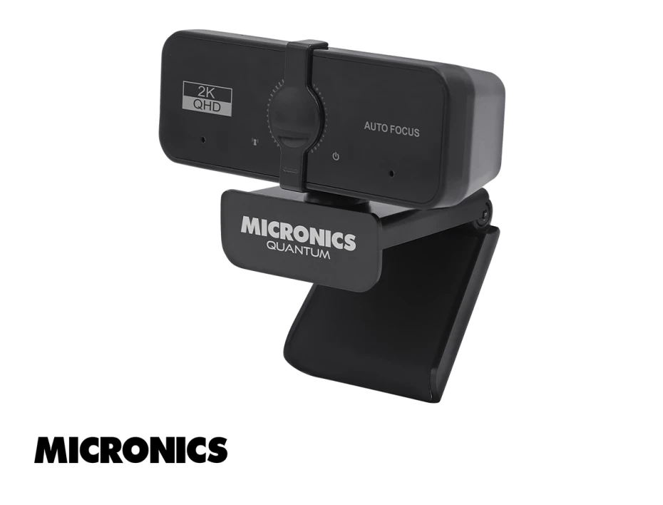 Camara Web Micronics (quantum Mic W700) 2k, MicrÓfono Incorporado, Negro
