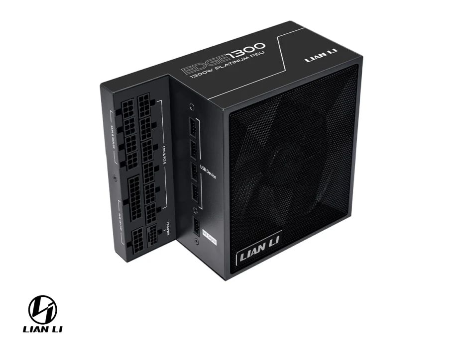 Fuente De Poder Lian Li Edge 1300w (gold 1300 Black) Atx, 80 Plus Platinum, Modular