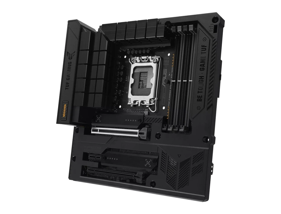 Placa Madre Asus B760m-plus Tuf Gaming Wifi Btf (tuf-gaming-b760m-btf-wifi ) Socket Lga 1700, Ram Ddr5, 13va, 12va Gen, Conectores Atras