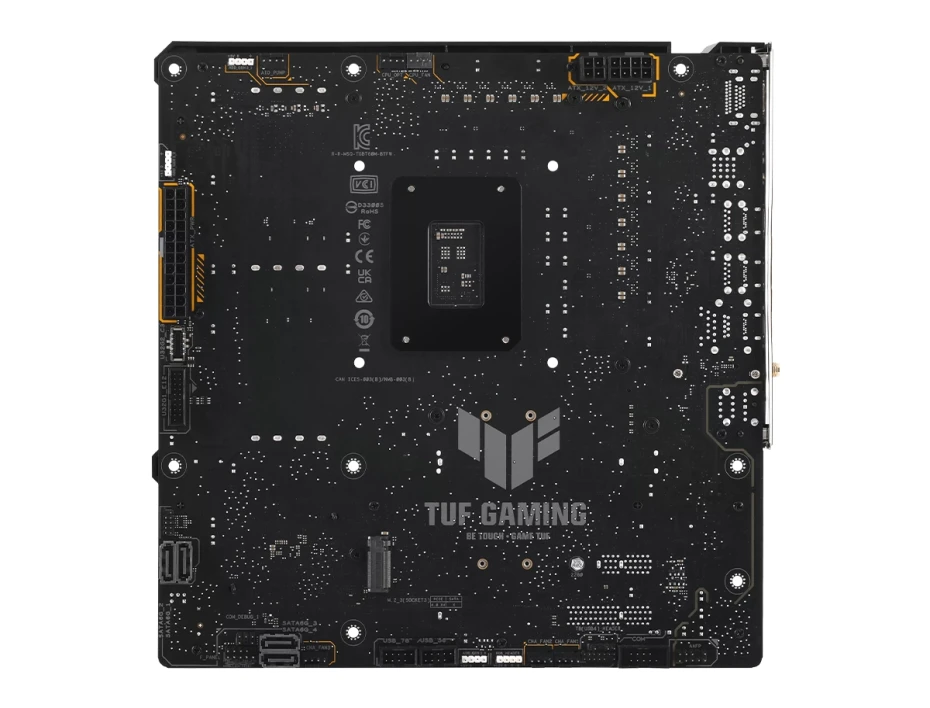 Placa Madre Asus B760m-plus Tuf Gaming Wifi Btf (tuf-gaming-b760m-btf-wifi ) Socket Lga 1700, Ram Ddr5, 13va, 12va Gen, Conectores Atras