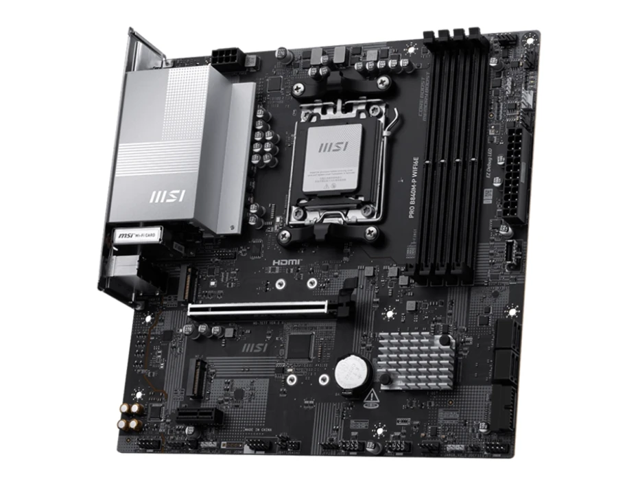 Placa Madre Msi  B840m-p Pro, Wifi6e (90-pro B840m-p Wifi6e) Am5 2 Slot De Ram Ddr5