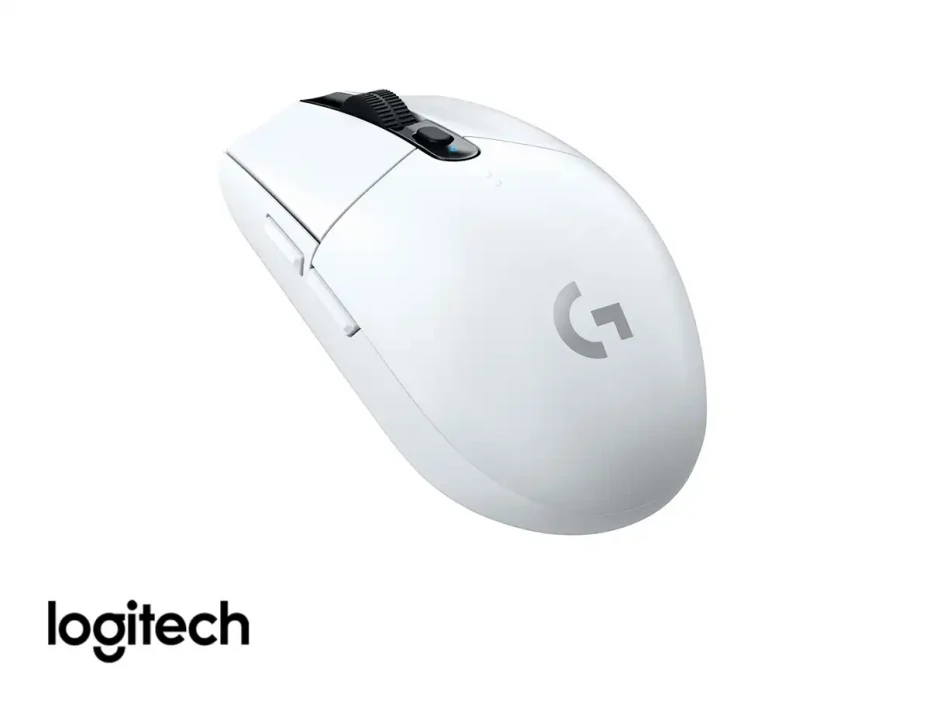 Mouse Inalambrico Logitech G305 Ligthspeed Gaming (910-005290) Hasta 12.000 Dpi, 6 Botones, Receptor Usb, Blanco