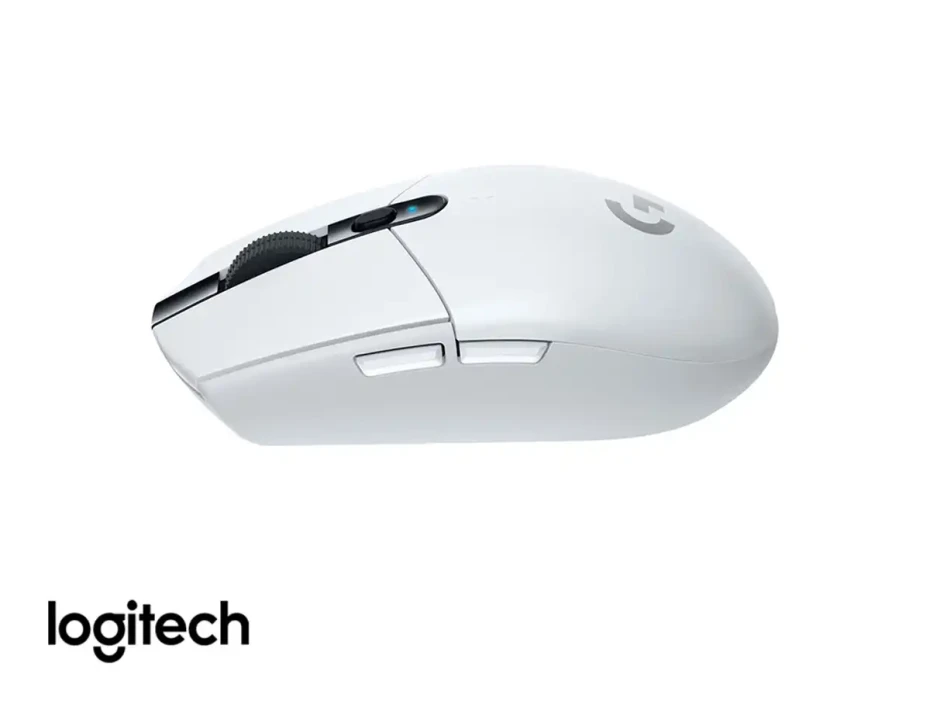 Mouse Inalambrico Logitech G305 Ligthspeed Gaming (910-005290) Hasta 12.000 Dpi, 6 Botones, Receptor Usb, Blanco