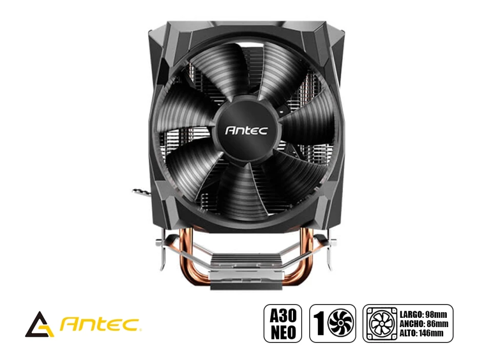 Cooler Para Procesador Antec  A30 Neo (0-761345-75296-1) 120mm High Fan Speed