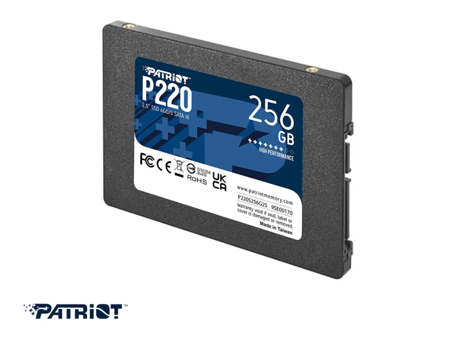 Unidad De Almacenamiento Ssd Sata 2.5 Patriot 256gb P220 (p220s256g25) 550mb/s