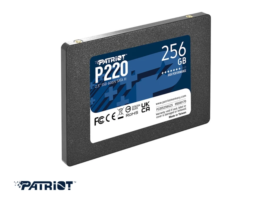 Unidad De Almacenamiento Ssd Sata 2.5 Patriot 256gb P220 (p220s256g25) 550mb/s