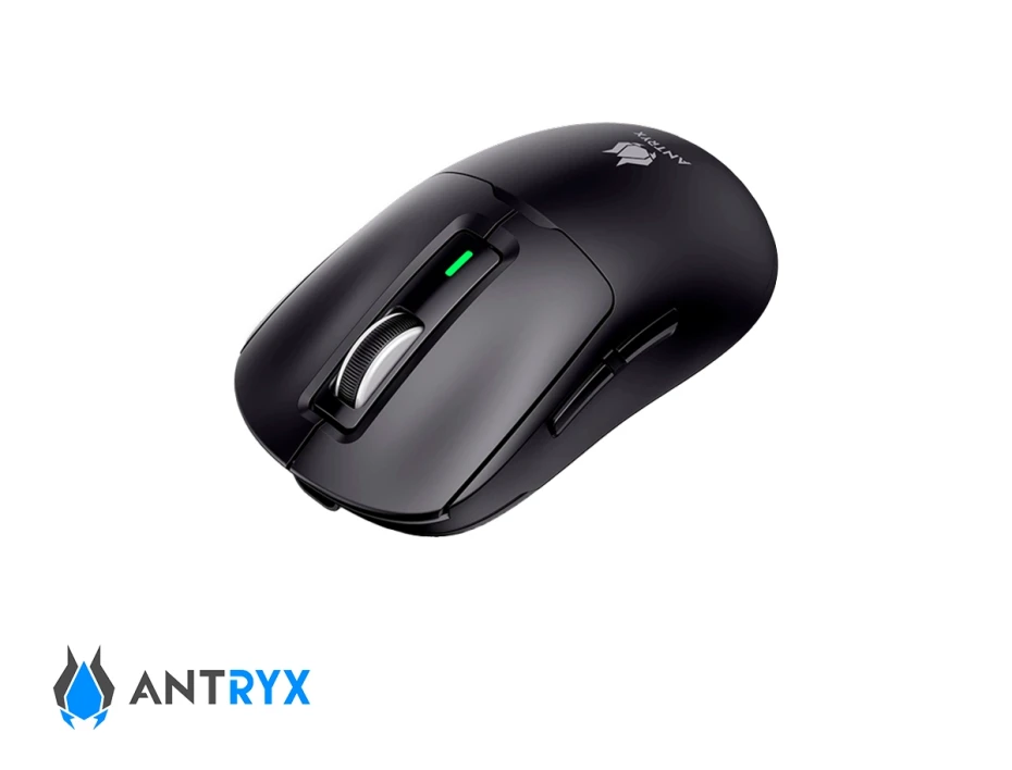 Mouse Inalambrico Antryx Scorpio 250 Gaming (awgm-s250k) Sensor Hasta 8000 Dpi, Con 6 Botones, Negro