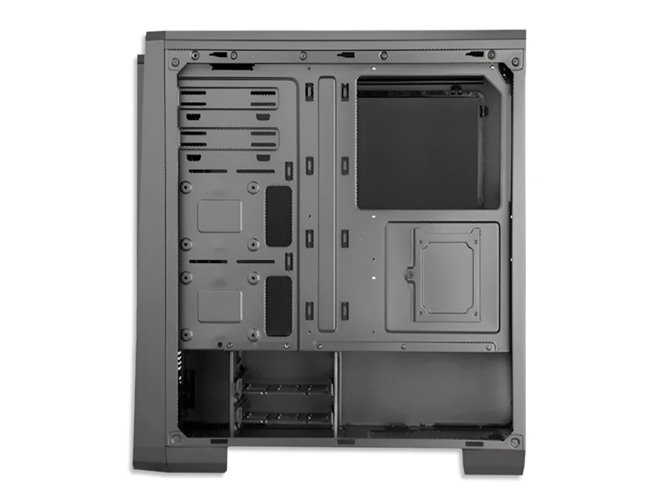 Case Antryx Rx-360 Black C/fuente B600w (ac-rx360pk-600cp) Panel De Vidrio, 2 Ventiladores