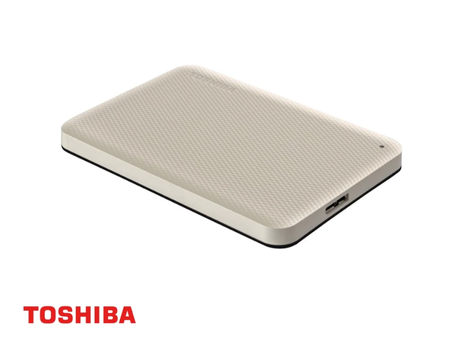 Disco Duro Externo Toshiba 4tb Canvio Advance, Conexion Usb, Usb 3.2 Gen1, Blanco, Unidad De Almacenamiento Portable,  (hdtca40xw3ca)