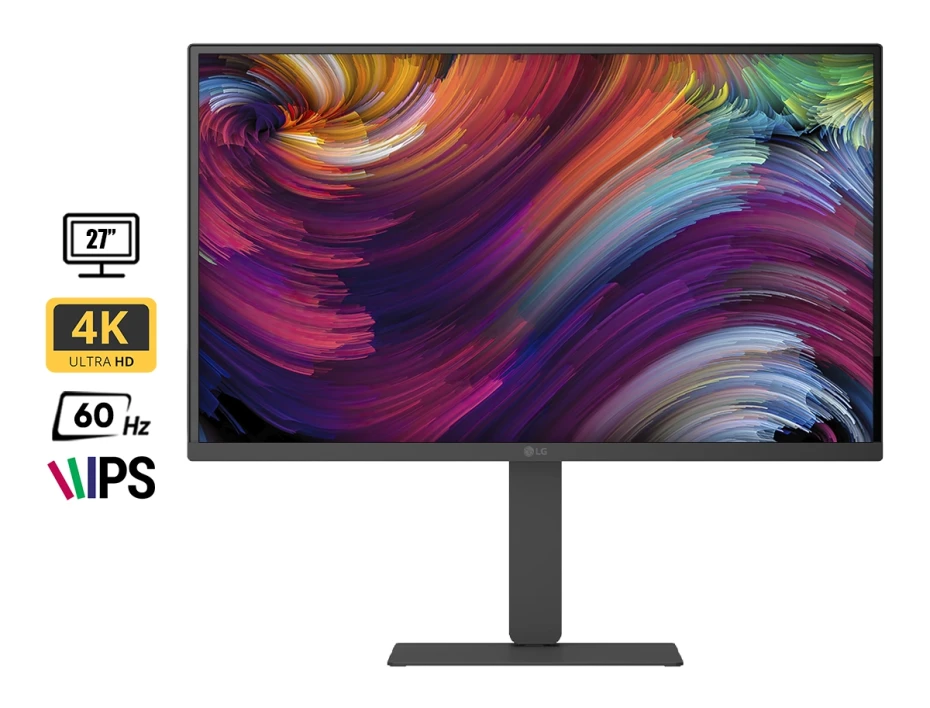 Monitor Lg 27 Pulgadas 27u730a (27u730a-b) Frecuencia 60hz, 4k Uhd, 5ms, Freesync, 1 Hdmi, 1 Dp, Altavoces, pivot