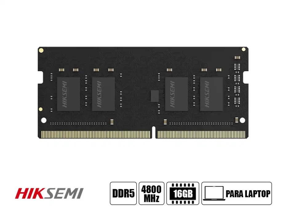 Memoria Para Laptop Sodimm Hiksemi Ddr5 16gb (hsc516s48z1-16g) 4800 Mhz