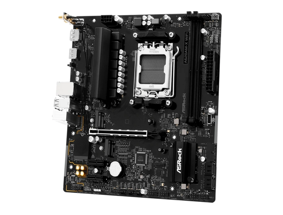 Placa Madre Arock A620am-x Wifi (90asrock (90asrock A620am-x  ) Socket Am5, Ram Ddr5 Buss 7200oc Mhz