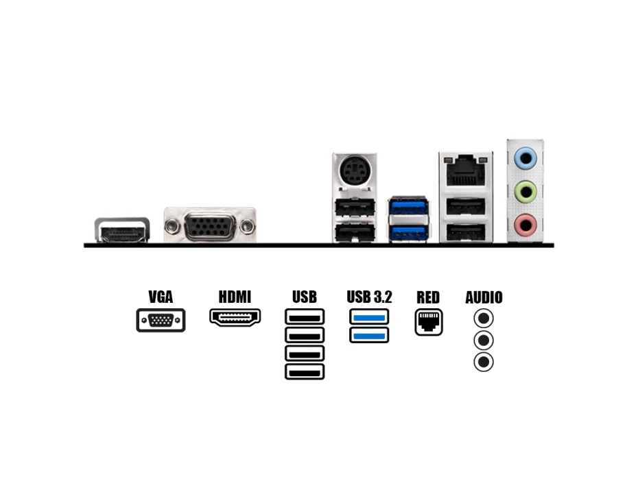 Placa Madre Msi H510m Plus Ii (911-h510m-plus-ii ) Socket Lga 1200, Ram Ddr4 Buss 3200mhz, 11va 10ma Gen