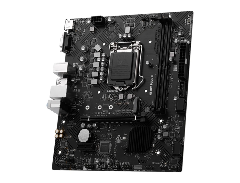 Placa Madre Msi H510m Plus Ii (911-h510m-plus-ii ) Socket Lga 1200, Ram Ddr4 Buss 3200mhz, 11va 10ma Gen