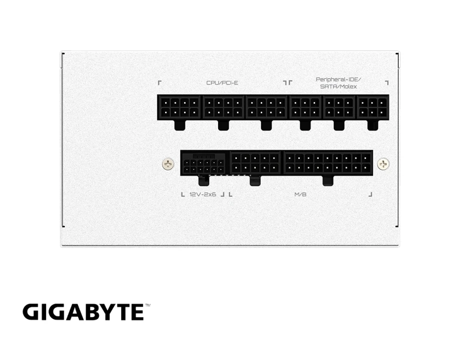 Fuente De Poder Gigabyte 850w (gp-ud850gm Pg5 Ice) Atx | Gold 80 Plus | Modular | Blanco