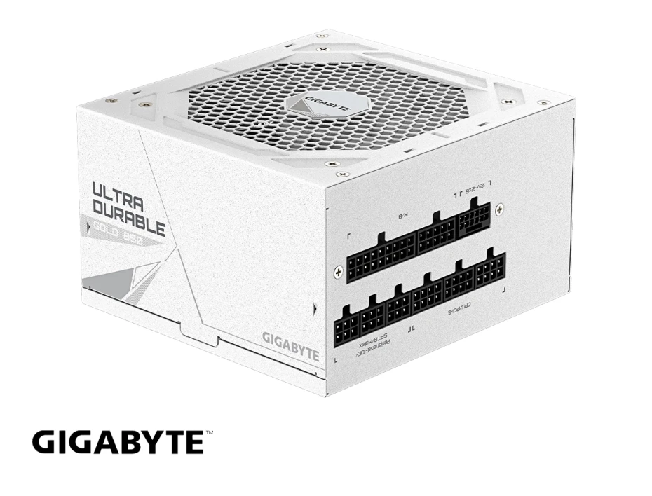 Fuente De Poder Gigabyte 850w (gp-ud850gm Pg5 Ice) Atx | Gold 80 Plus | Modular | Blanco