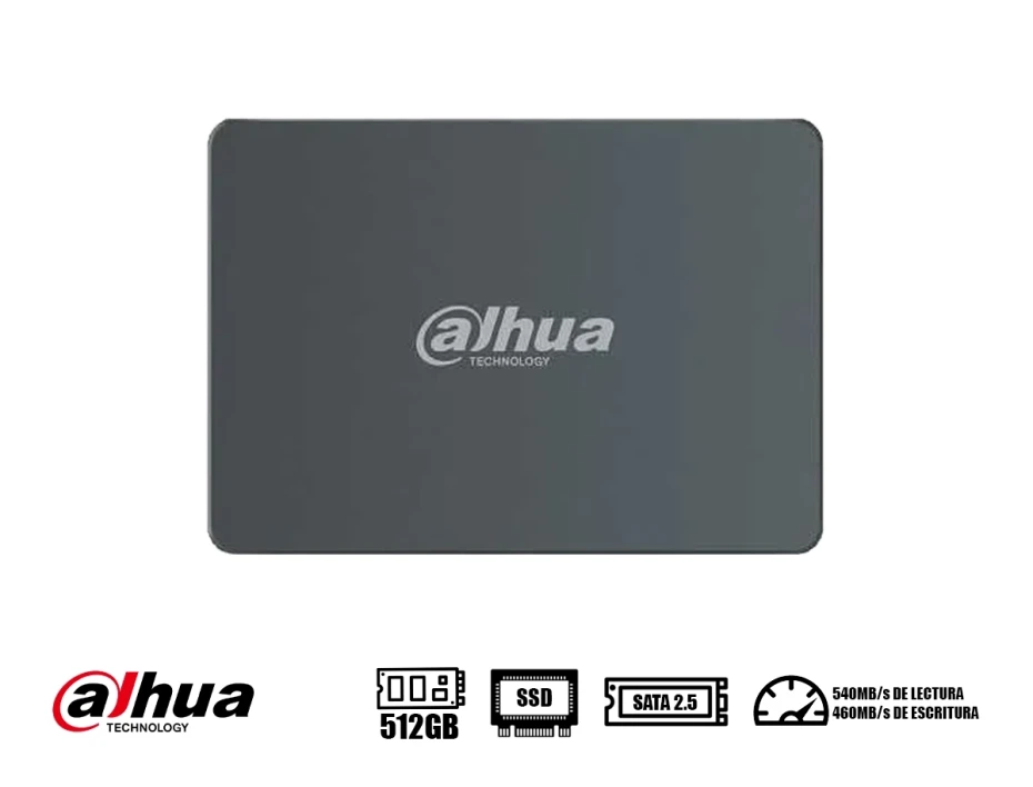 Unidad De Almacenamiento Ssd Sata 2.5 Dahua 512gb C800 (c800as512g) 540mb/s