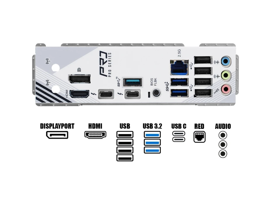Placa Madre Asrock Z890 Pro Rs (z890 Pro Rs Socket Lga 1851, Ram Ddr5 Buss 9066oc Mt/s, Core Ultra, Gen 15