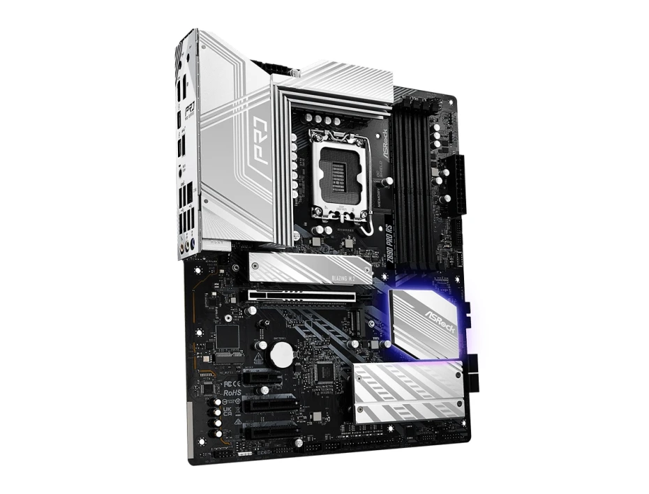 Placa Madre Asrock Z890 Pro Rs (z890 Pro Rs Socket Lga 1851, Ram Ddr5 Buss 9066oc Mt/s, Core Ultra, Gen 15