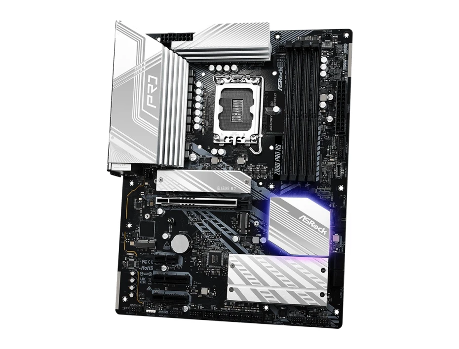 Placa Madre Asrock Z890 Pro Rs (z890 Pro Rs Socket Lga 1851, Ram Ddr5 Buss 9066oc Mt/s, Core Ultra, Gen 15