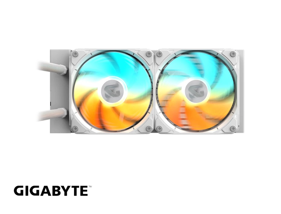 Sistema De Enfriamiento Liquido Gigabyte Gaming 240 Ice (gp-gigabyte-gme-240ice) 2 Ventiladores, 240mm, Led Argb