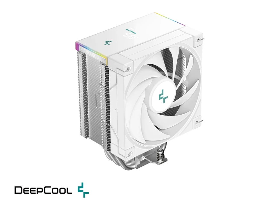 Cooler Para Procesador Deepcool Ak500s Digital Se Wh (r-ak500s-whadmn-gjd) 1 Ventilador, 120mm, Rgb, Blanco