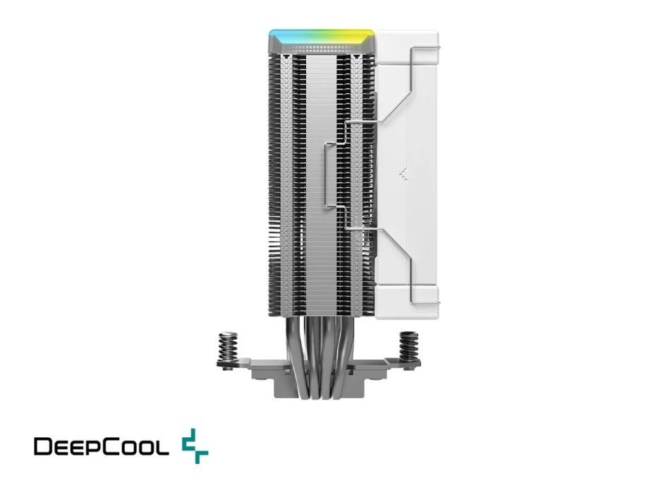 Cooler Para Procesador Deepcool Ak400 Diigital Se Wh (r-ak400-whadmn-g) 1 Ventilador, 120mm, Led Argb, Blanco