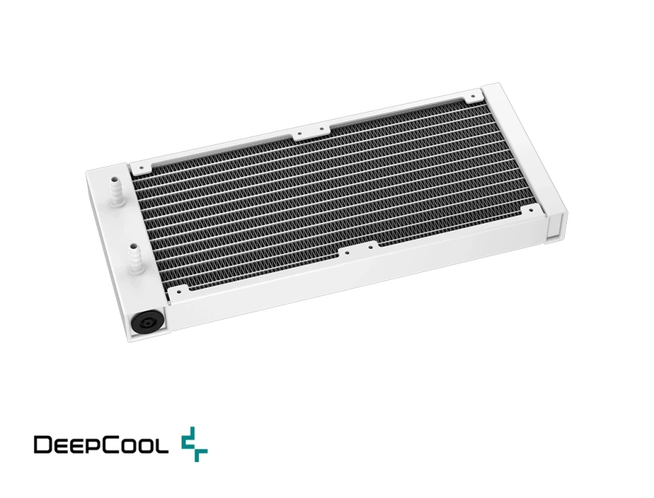 Sistema De Enfriamiento Liquido Deepcool Lt240 Wh Argb (r-lt240-whamnc-g-1) 2 Ventiladores, 240mm, Led Rgb