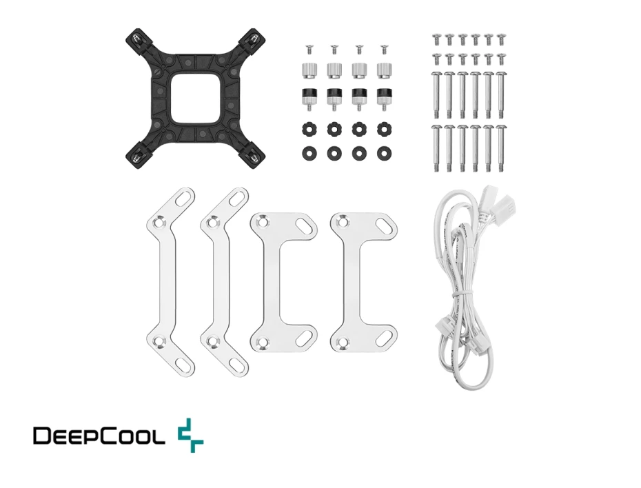 Sistema De Enfriamiento Liquido Deepcool Lt360 Argb Wh (r-lt360-whamnc-g-1) 3 Ventiladores | Led Argb, Blanco