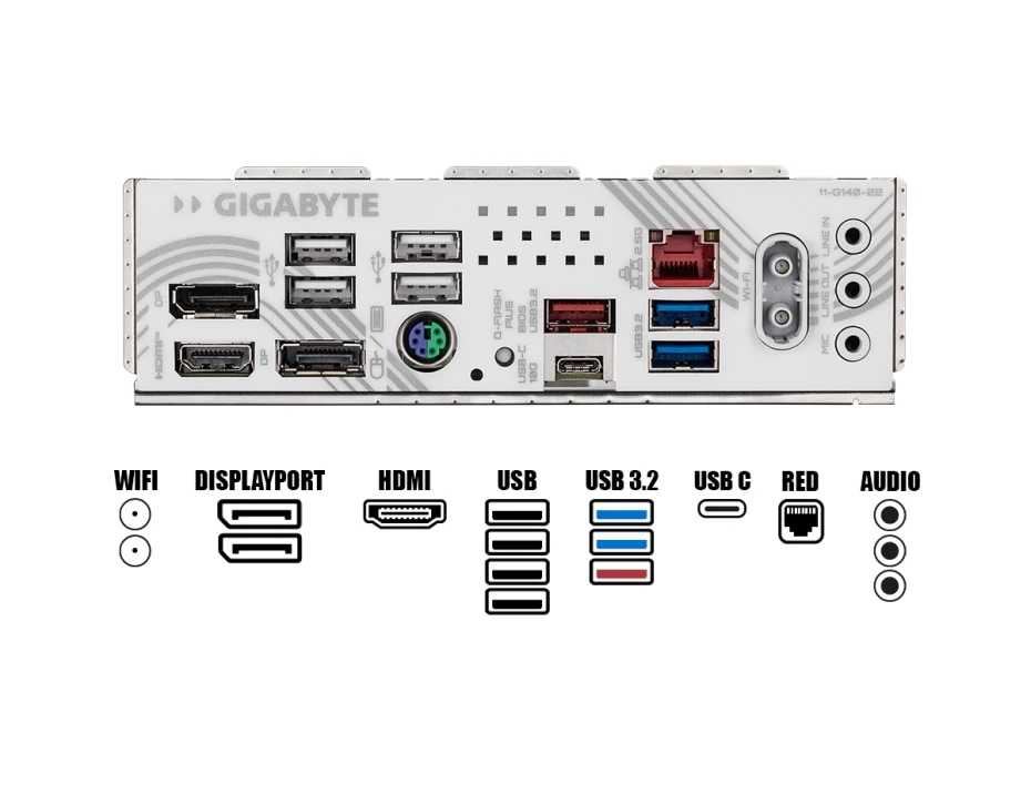 Placa Madre Gigabyte B850m Eagle Wf6e Ice (gb-b850m Eagle Wf6e Ice) Socket Am5, Ddr5