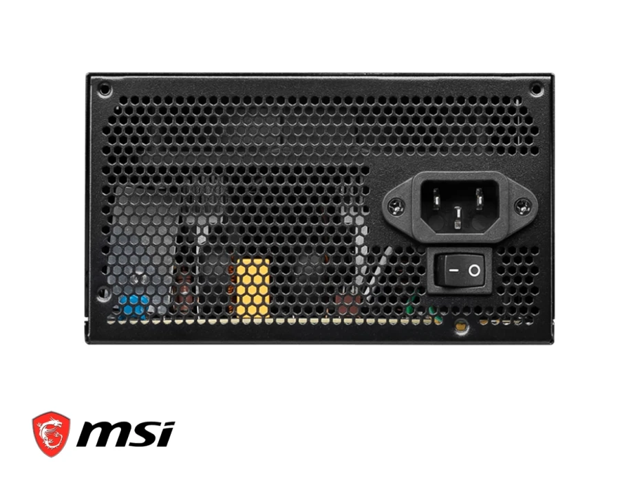 Fuente De Poder Msi 600w, A600dn (mag-a600dn) Atx, 80 Plus Standard, No Modular, Negro