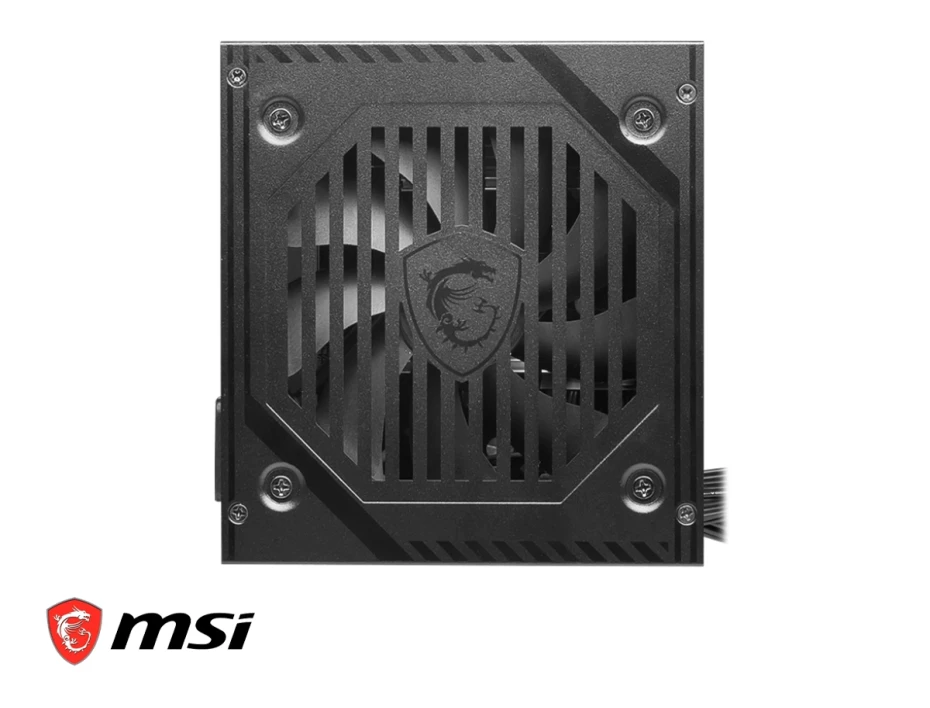 Fuente De Poder Msi 600w, A600dn (mag-a600dn) Atx, 80 Plus Standard, No Modular, Negro