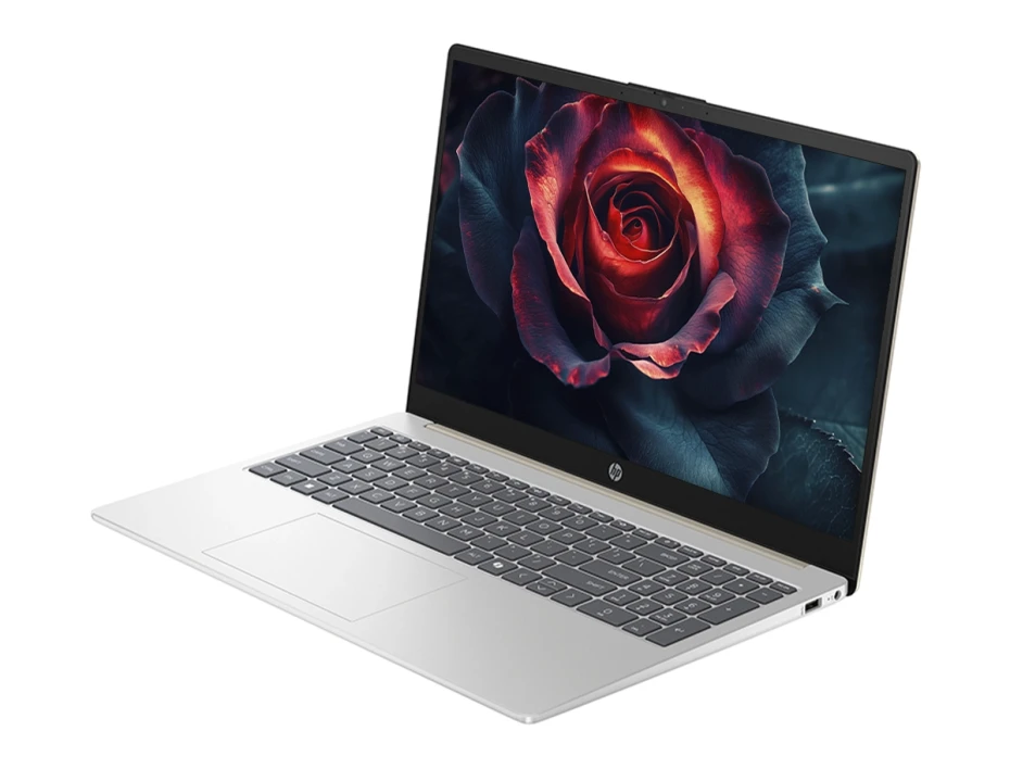 Laptop Hp Core 5 120u 15-fd0266la (b9ty5la#abm) Pantalla 15.6" Fhd, Ram 16gb, Ssd 1tb, S/s, Dorado Calido
