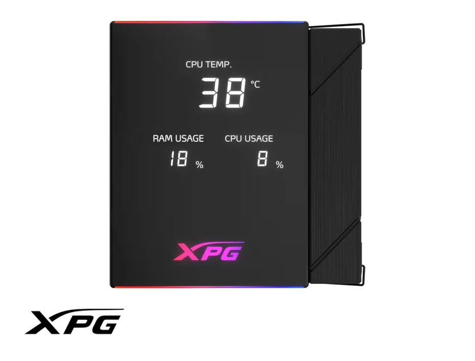 Cooler Para Procesador Xpg Maestro Plus 62da (maestroplus62da-bkcww) Digital Argb, 120mm, Hasta 1800rpm, Negro
