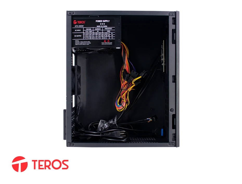 Case Teros Mini Tower (te-1034s) Fuente 250w Negro