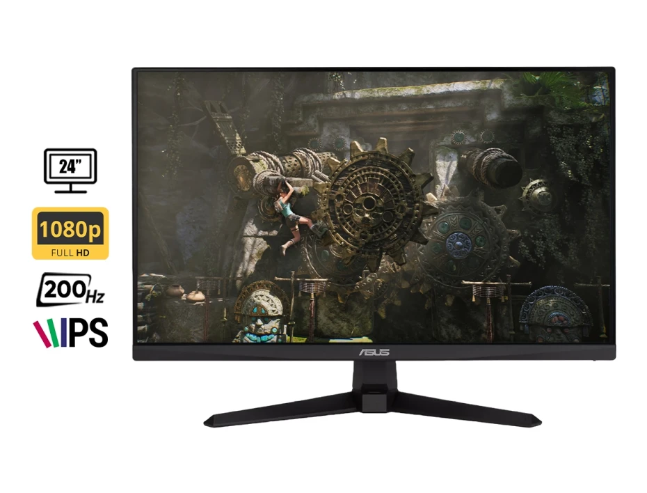 Monitor Asus 24 Pulgadas Gamer Tuf Vg249q5a (vg249q5a) Gaming 200hz, 0.03ms, Fhd, Ips, 1dp, 2 Hdmi, Altavoces