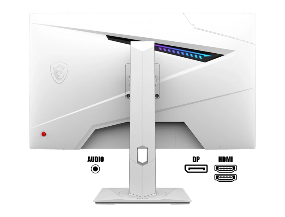 Monitor Msi 27 Pulgadas, Gaming Led G274qrfw, Qhd, Blanco, Ips,  Puerto 2 Hdmi Displayport, 1ms, 170hz G-sync (g274qrfw)