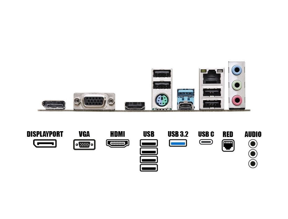 Placa Madre Asrock H610m-hdv/m.2 D5 (90-mxbm50-a0uayaz) Socket Lga 1700, Ram Dddr5, 14va, 13va, 12va Gen,