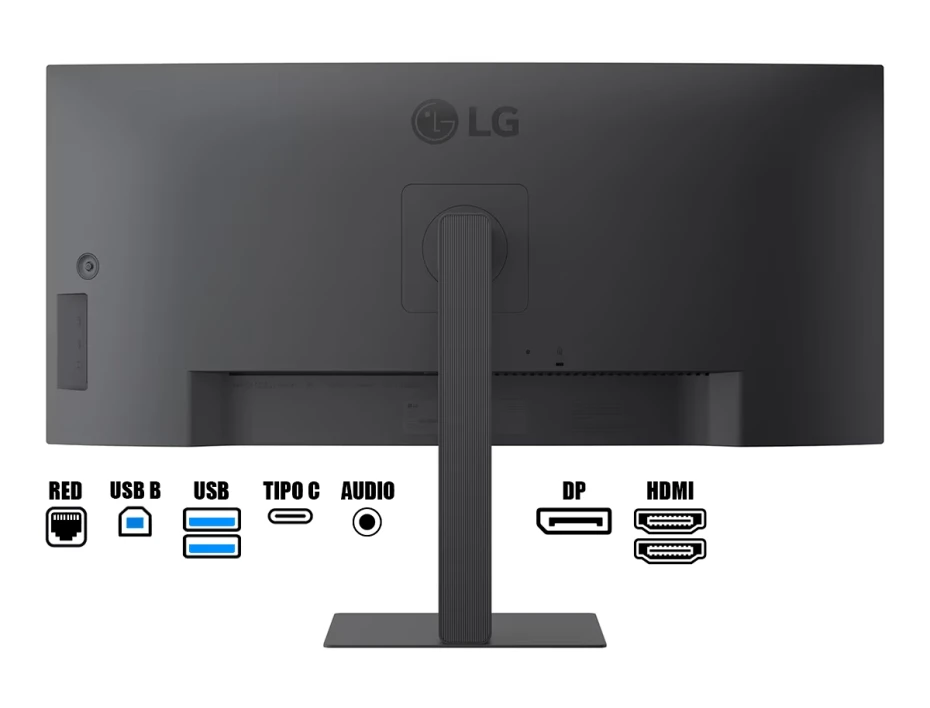 Monitor Lg 34 Pulgadas (34u650a-b) 100hz, Uwqhd, Curvo, Ips, 2 Hdmi, 1 Displayport, Altavoces